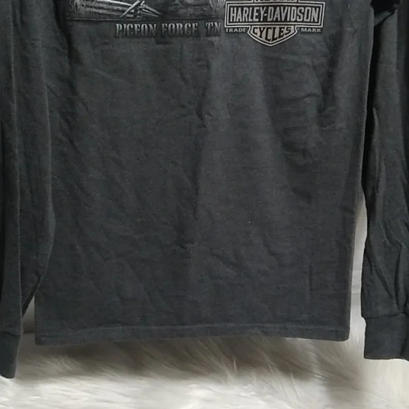 SALE! Harley Davidson Motorcycle Rocky Top Pigeon ForgeTN Long Sleeve Tee (BX51) - Picture 10 of 16